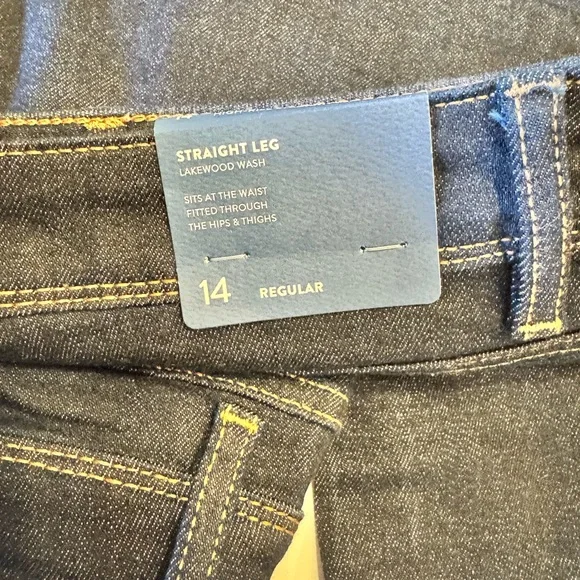 J.Jill NWT Dark Blue Denim Jeans - Picture 5 of 7